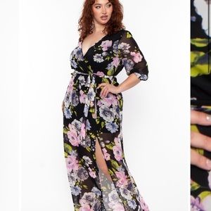Floral print dress brand new with tags size 2xl